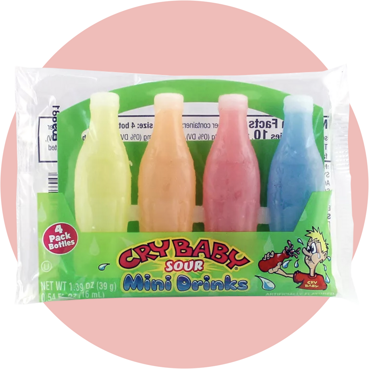 Cry Baby Wax Candy Bottles – Saure Mini-Drinks in essbaren Wachsflaschen