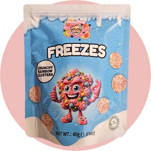 Freeze Dried Clusters – Gefriergetrocknete Süßigkeiten von Chaos Candy Freezes