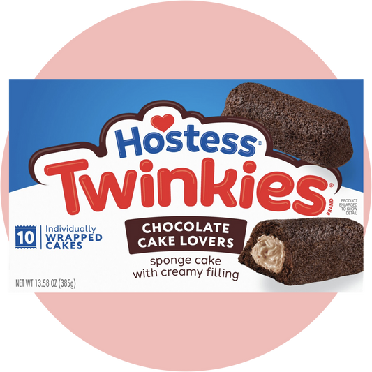Hostess Twinkies Chocolate – Dunkler Schokokuchen mit cremiger Füllung in der 10er Packung