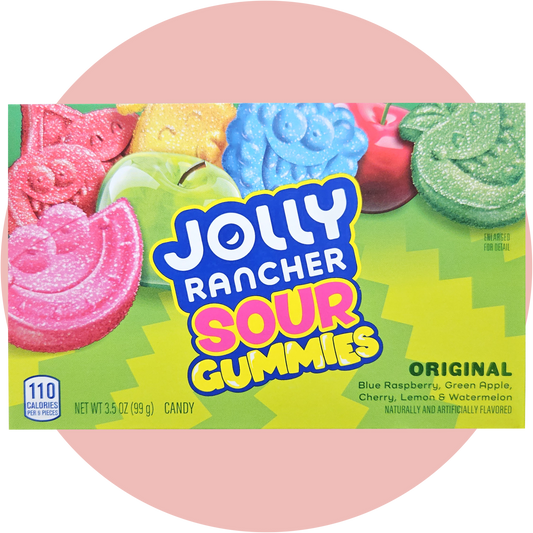 Jolly Rancher Sour Gummies – Saure Fruchtgummis mit Apfel, Kirsche, Blaubeere, Zitrone und Wassermelone
