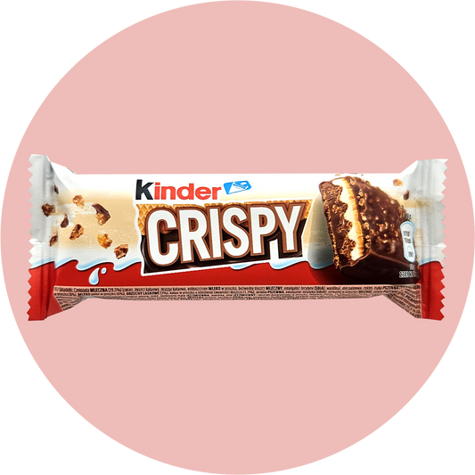 Kinder Crispy Riegel – Knuspriger Schokoladenriegel mit Milchcreme und Cerealien
