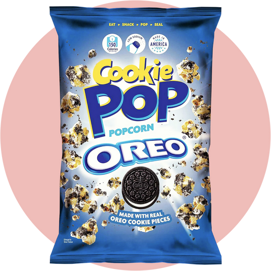 Oreo Popcorn mit Keksen – süßer Snack mit Popcorn und Oreo Stückchen