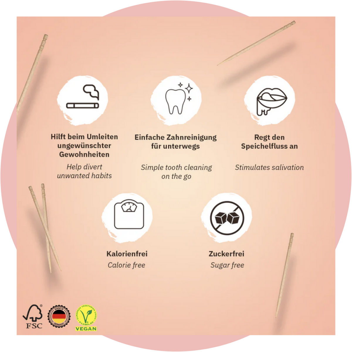 Wunder-Zahnstocher Bundle Five-Mix